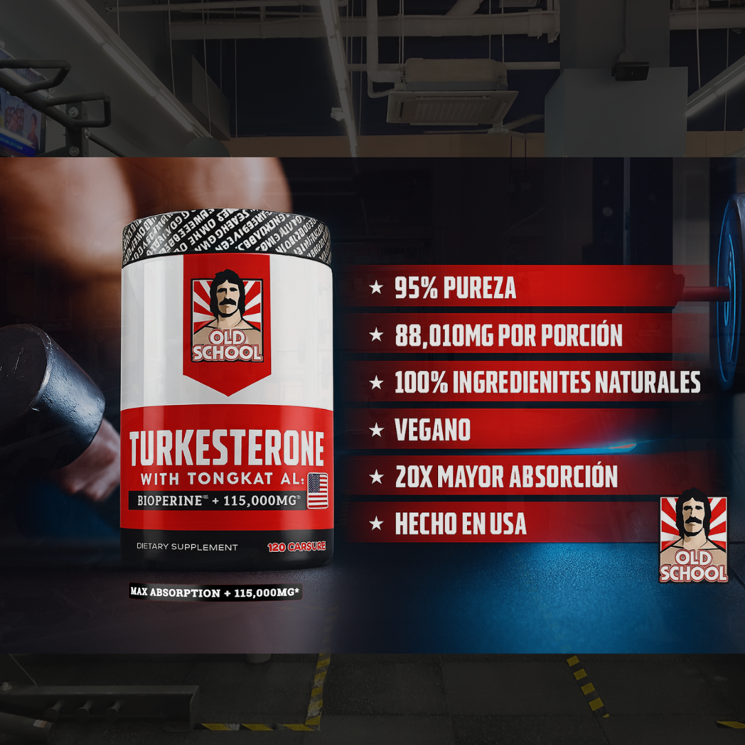 TURKESTERONE + TONGKAT ALI: SUPLEMENTO DIETARIO
