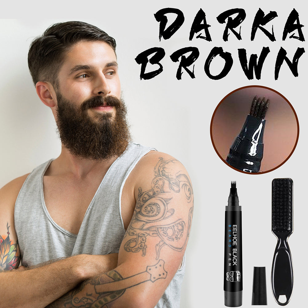 LÁPIZ PARA BARBA RESISTENTE AL AGUA + CEPILLO