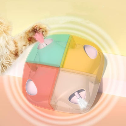 ¡Atrapa La Pluma! - Juguete interactivo para Gatos