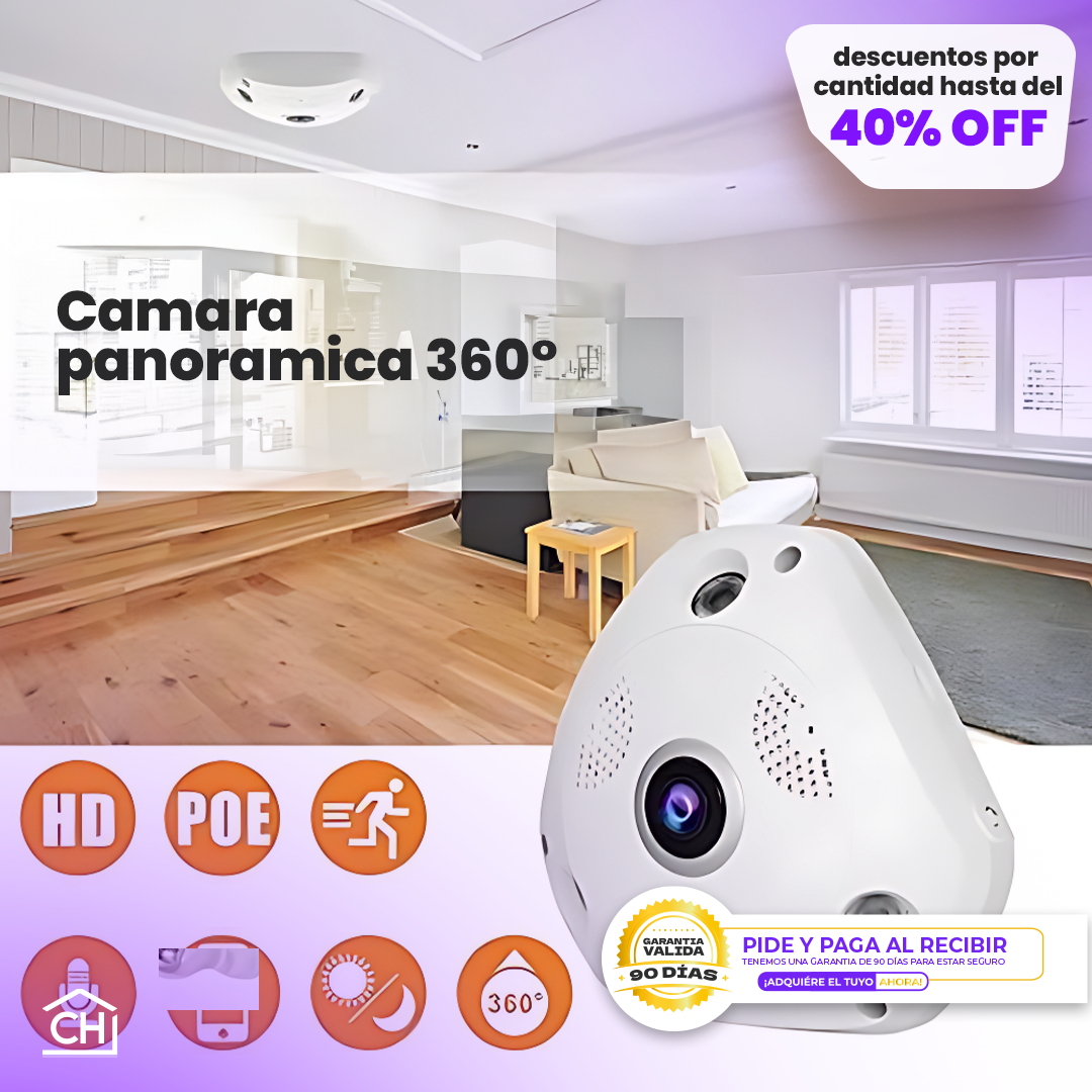 PanoramaGuard 360 - CAMARA DE SEGURIDAD PANORAMICA