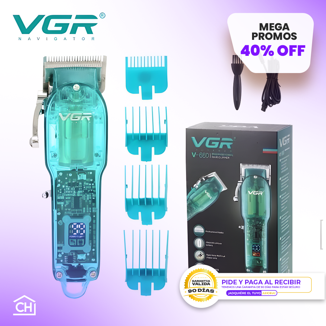 VGR V-660 -MÁQUINA PARA CORTE DE CABELLO