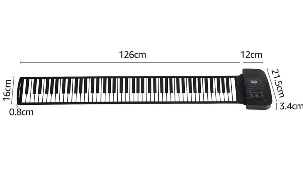 PIANO ELECTRICO ENROLLABLE