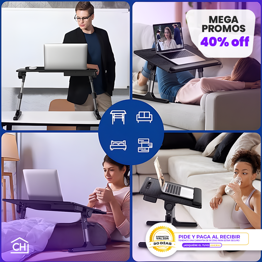 XGear - Mesa para portátil multi-funcional ajustable