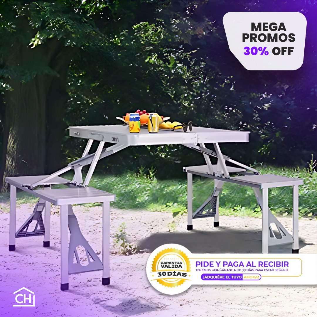 MESA PLEGABLE PARA PICNIC