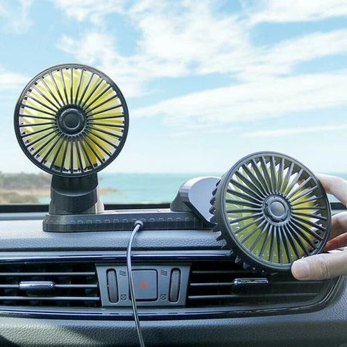 VENTILADOR DOBLE PARA CARRO