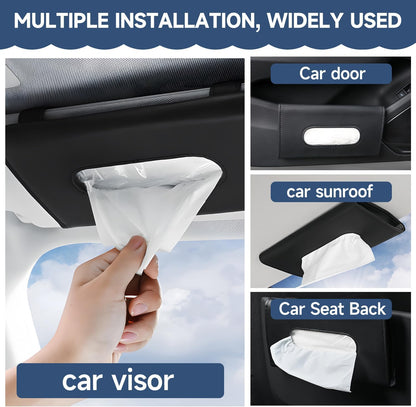 Kit Soporte pañuelos y bolsillo para automóvil