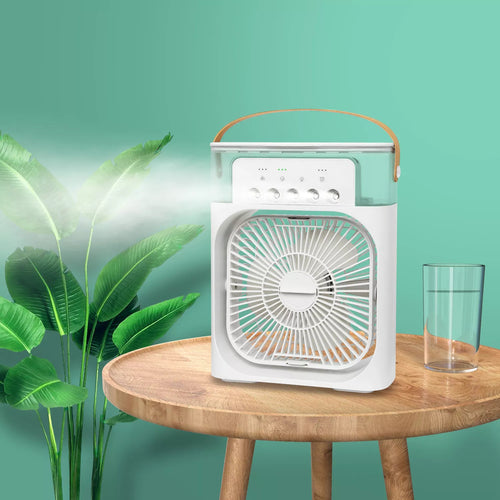 VENTILADOR HUMIDIFICADOR CON DIFUSOR DE OLOR