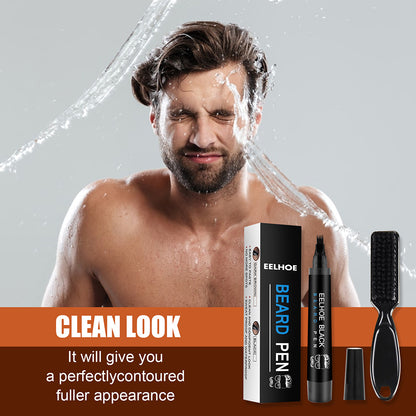 LÁPIZ PARA BARBA RESISTENTE AL AGUA + CEPILLO