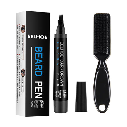 LÁPIZ PARA BARBA RESISTENTE AL AGUA + CEPILLO