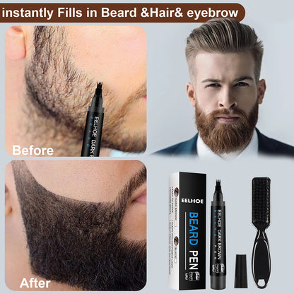 LÁPIZ PARA BARBA RESISTENTE AL AGUA + CEPILLO