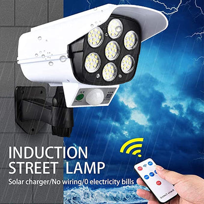 LUZ SOLAR TIPO CÁMARA DE VIGILANCIA