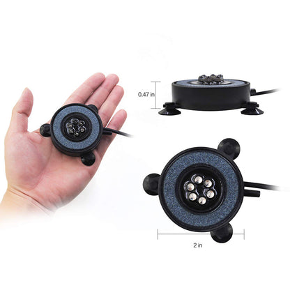 AIREADOR DE BURBUJAS PARA ACUARIO CON LUCES LED