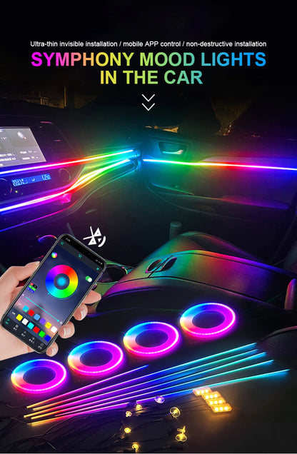 LUZ LED PARA CARRO, MOTO, DECORACION DE INTERIORES