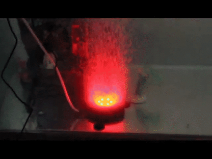 AIREADOR DE BURBUJAS PARA ACUARIO CON LUCES LED