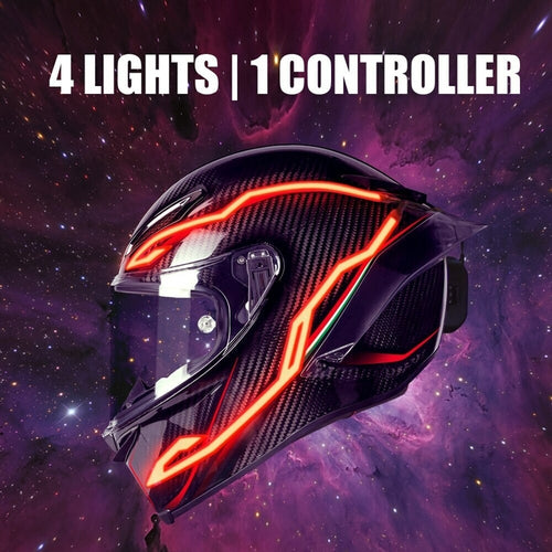 TIRA DE LUZ LED PARA CASCO